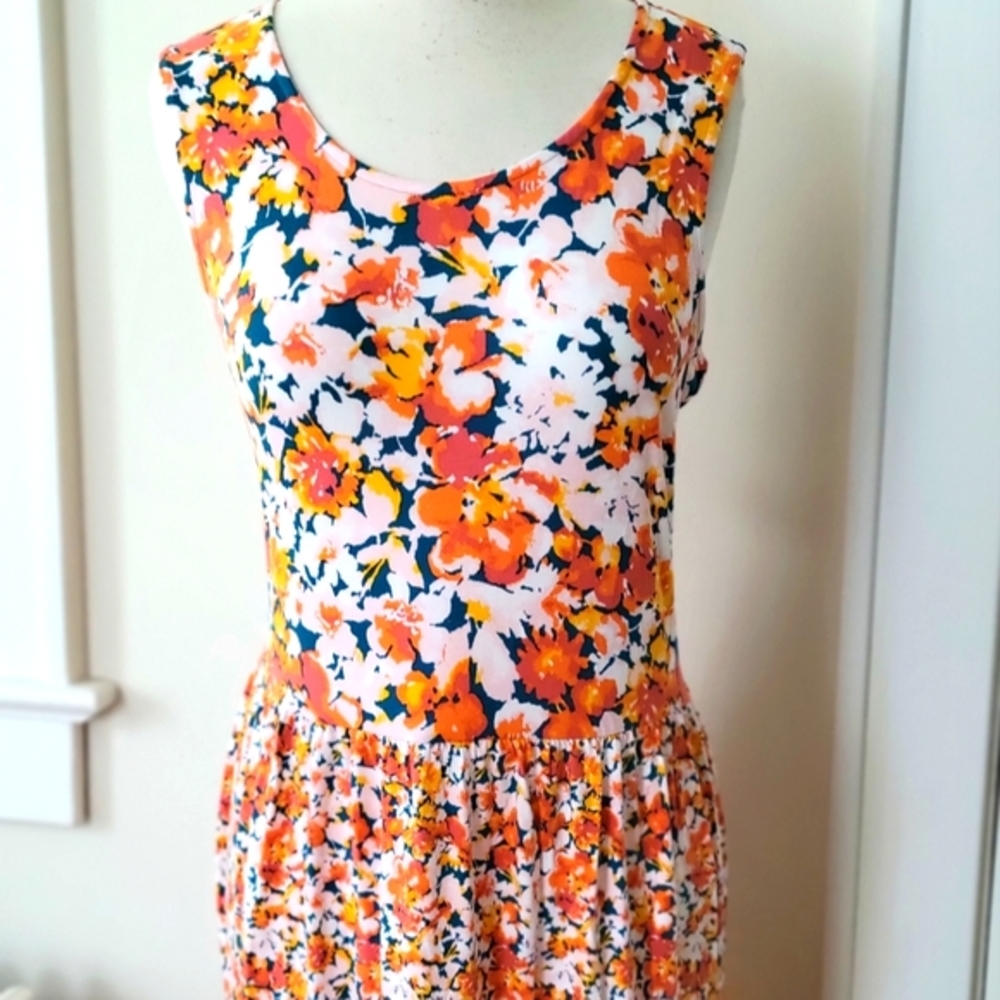 Lands End Tiered Maxi